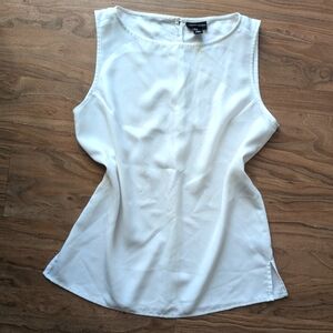 White Sleeveless Blouse